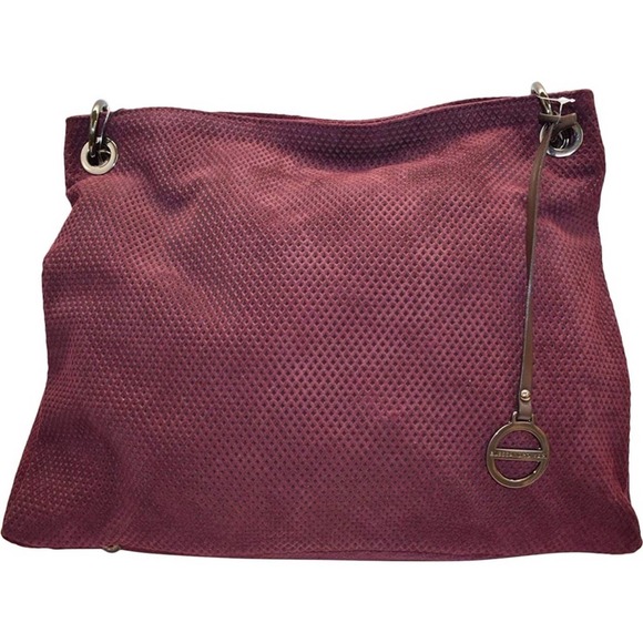 55. $495 Alessandro Mari Jennifer Women's Genuine Leather Hobo Bag Made in Italy - Picture 1 of 12